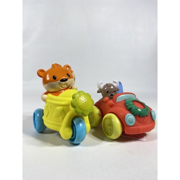 Infantino Speedster Cars Squirrel & Moose Go Gaga 2 Cars - Picture 6 of 16